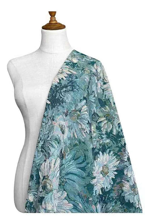 Drop-Dead Gorgeous Two Piece Set Long Sleeve Black Knit Top with High Waist Vintage Hepburn Oil Painting Print Big Swing Skirt Party, Cocktail Dress